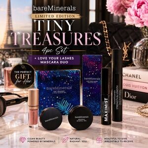bareMinerals Limited Edition Tiny Treasures 4pc & Love Your Lashes Mascara Duo
